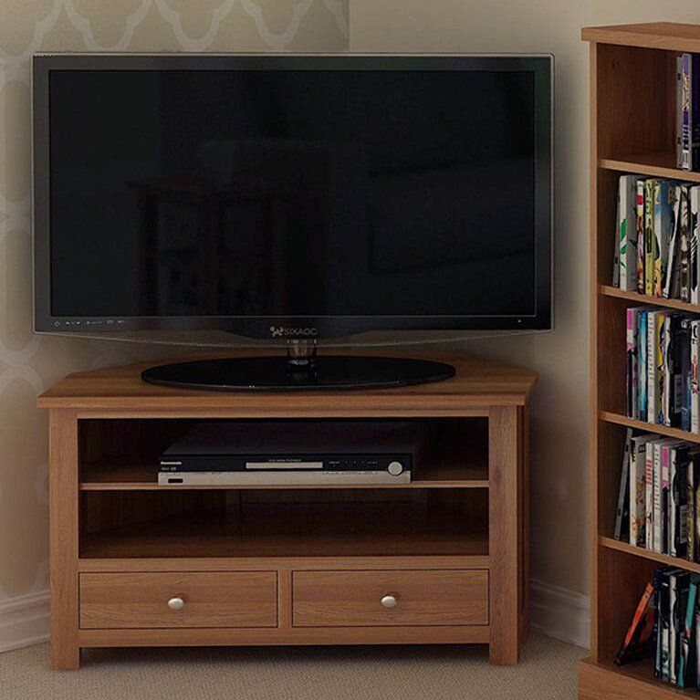Gracie Oaks Hatcher Corner Tv Stand For Tvs Up To 43 With Regard To Orrville Tv Stands For Tvs Up To 43" (View 8 of 15)