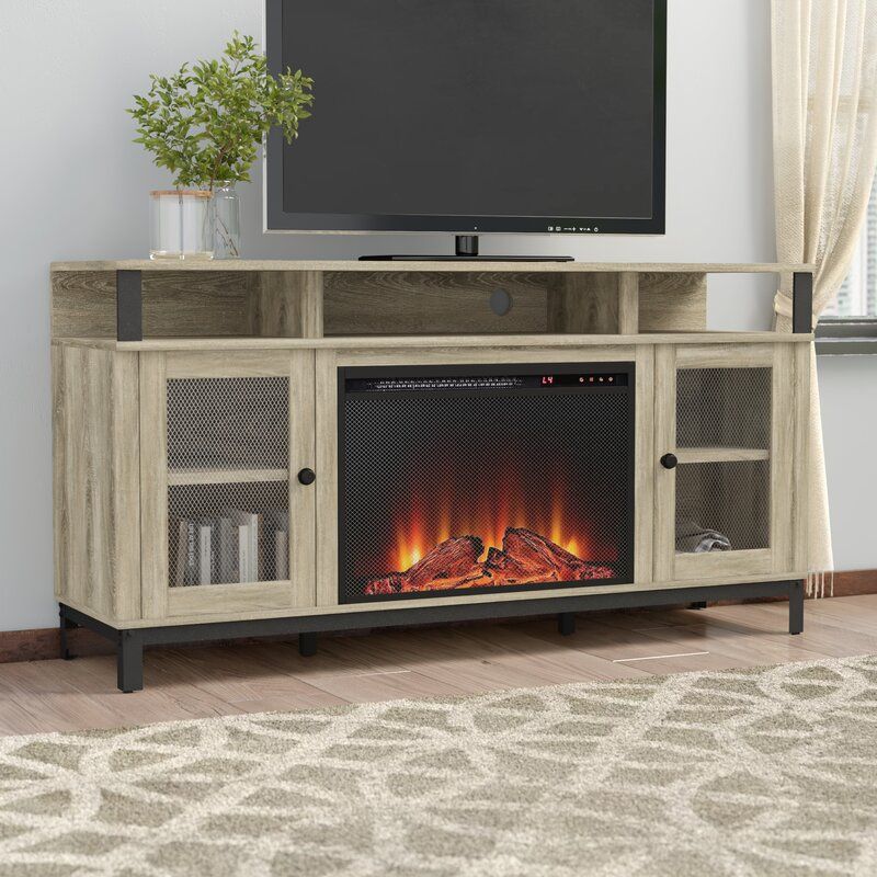 Gracie Oaks Mastrangelo Tv Stand For Tvs Up To 65" With In Neilsen Tv Stands For Tvs Up To 50" With Fireplace Included (View 12 of 15)