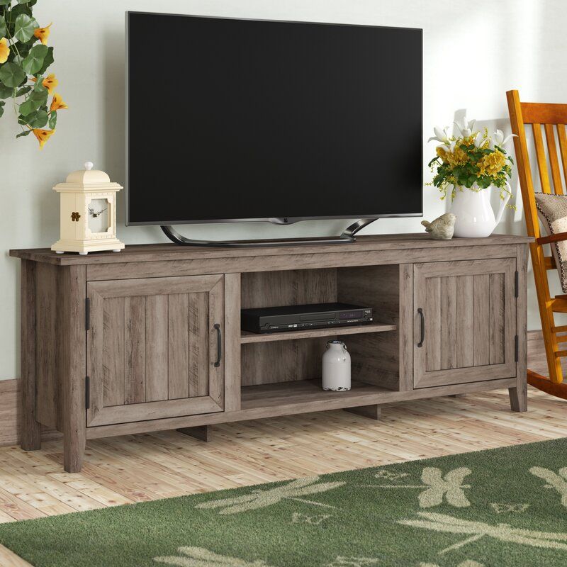 Gracie Oaks Shreffler Tv Stand For Tvs Up To 78" & Reviews Intended For Grandstaff Tv Stands For Tvs Up To 78&quot; (Photo 7 of 15)