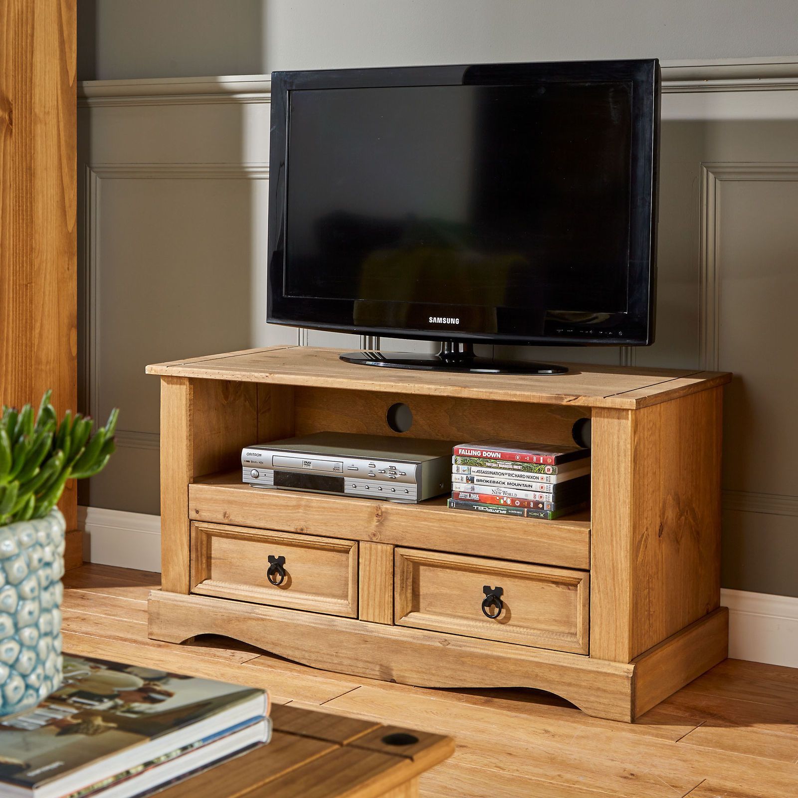 Featured Photo of 2024 Best of Harveys Wooden Tv Stands