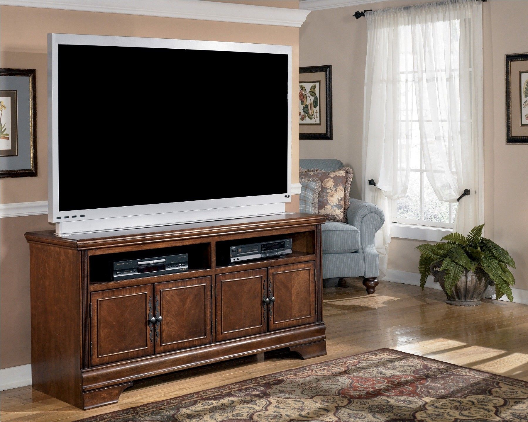 Hamlyn 60 Inch Tv Stand From Ashley (w527 38) | Coleman With Adayah Tv Stands For Tvs Up To 60" (View 9 of 15)