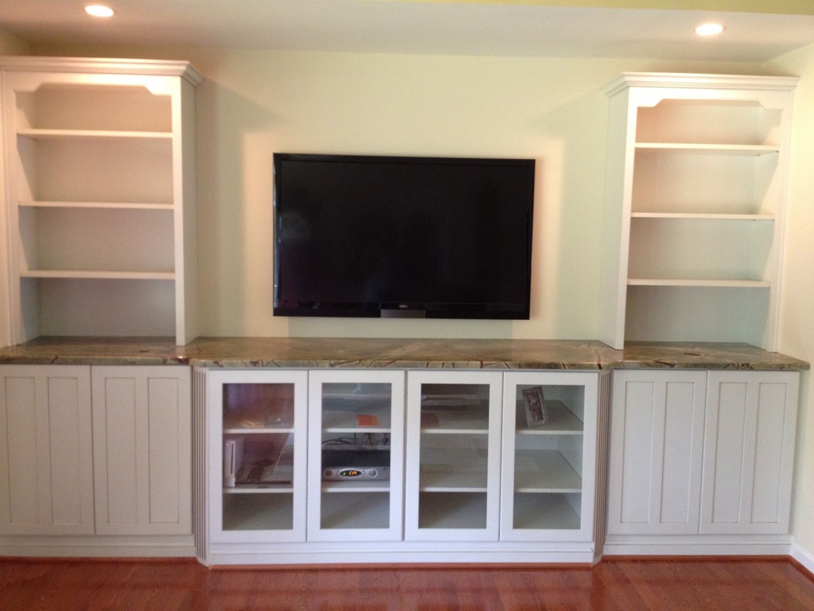 Hand Crafted Built In Tv Wall Unitnatural Woodworks With Regard To Ikea Built In Tv Cabinets (Photo 11 of 15)