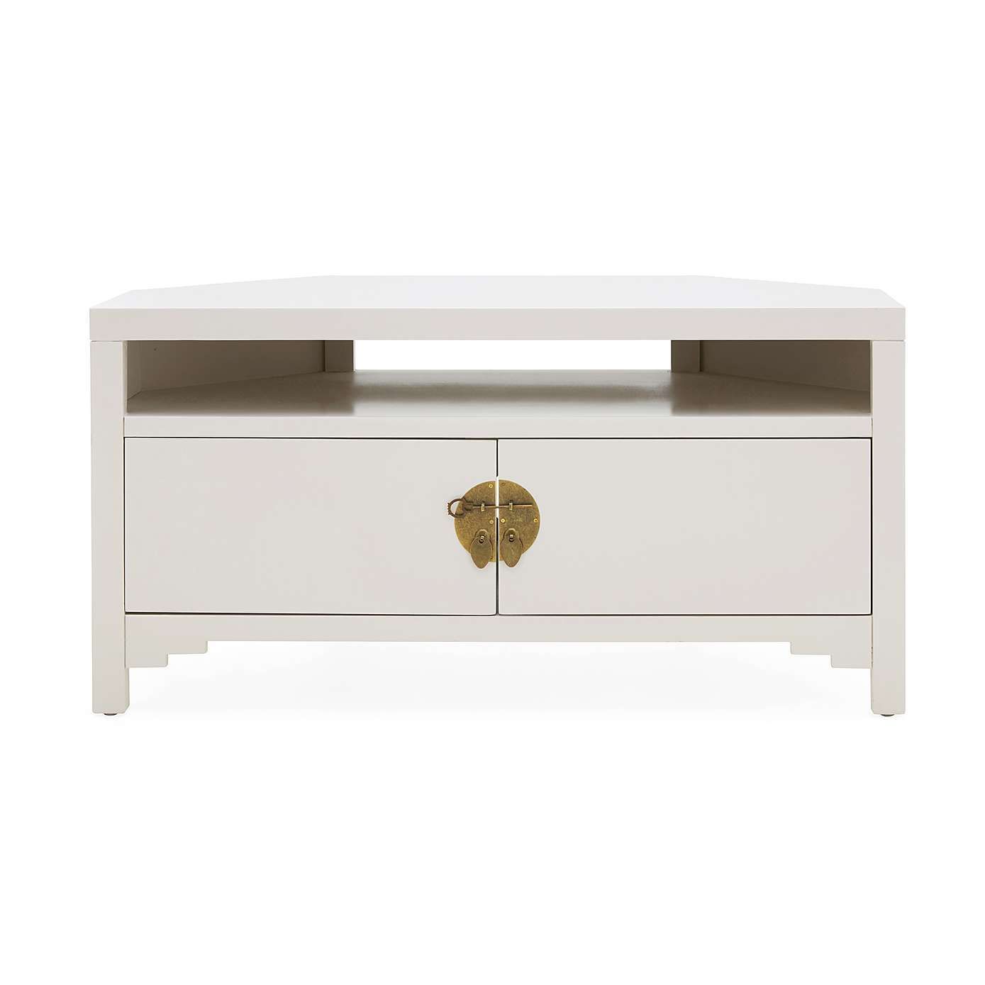 Hanna Oyster Corner Tv Stand | Dunelm (with Images Inside Hanna Oyster Corner Tv Stands (View 2 of 9)