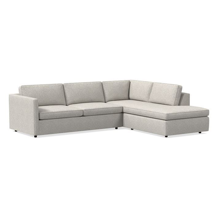 Harris Sectional Set 11: Left Arm 75" Sofa, Right Arm Regarding Dulce Right Sectional Sofas Twill Stone (View 2 of 15)