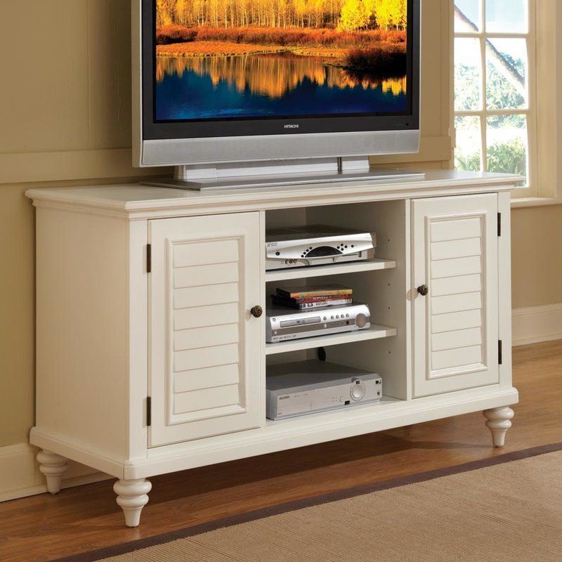 Harrison Tv Stand For Tvs Up To 65" | Solid Wood Tv Stand Regarding White Wood Corner Tv Stands (View 3 of 15)