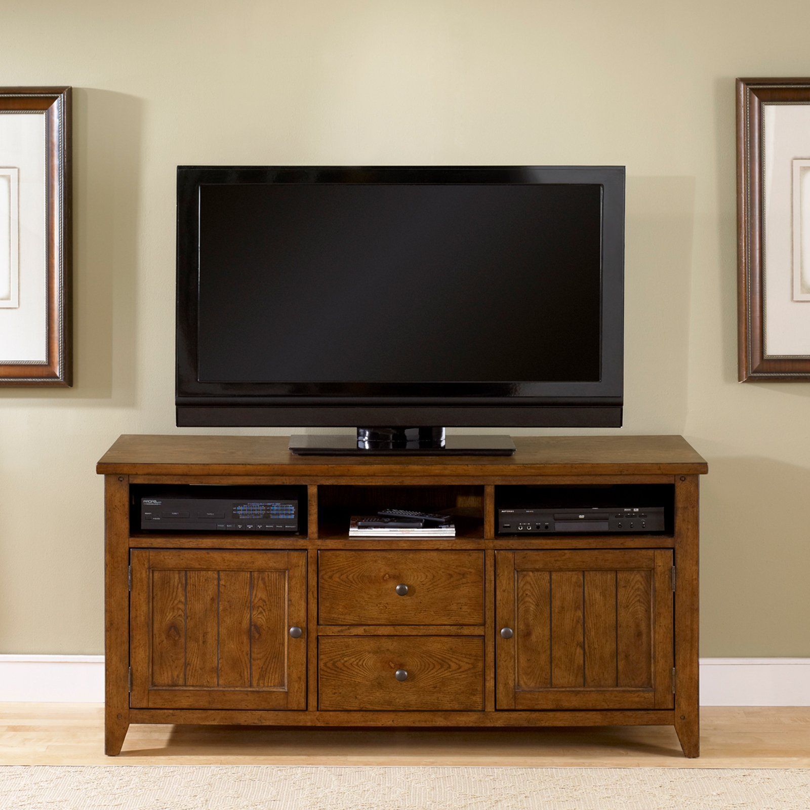 Have To Have It. Hearthstone Entertainment Tv Stand With Light Oak Tv Stands Flat Screen (Photo 1 of 15)