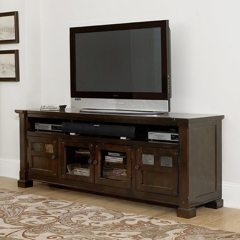 Heffron Solid Wood Tv Stand For Tvs Up To 85 Pertaining To Bustillos Tv Stands For Tvs Up To 85&quot; (View 14 of 15)