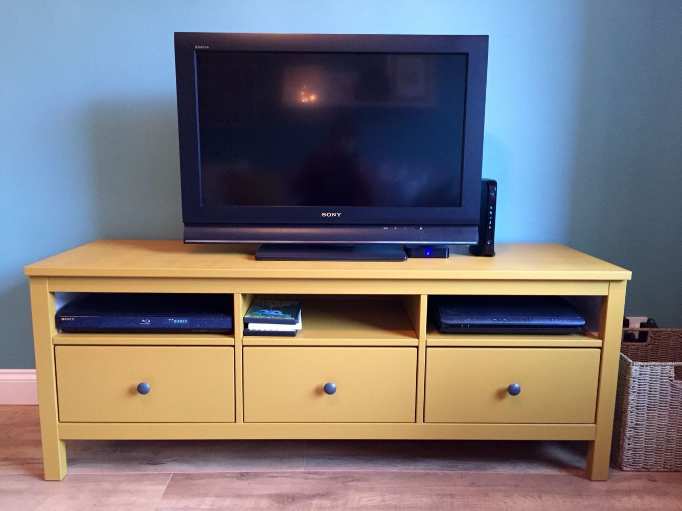 Hemnes Ikea Tv Stand Hack | Home Tv Stand, Ikea Hemnes Tv Inside Tv Console Table Ikea (View 3 of 15)
