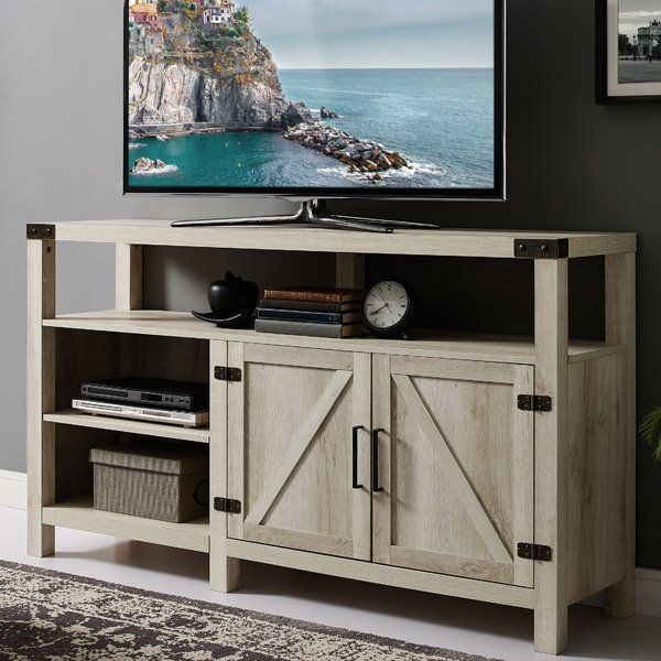 Heywood 58" Tv Stand & Reviews | Birch Lane | Farmhouse Tv Pertaining To Lane Tv Stands (Photo 8 of 15)