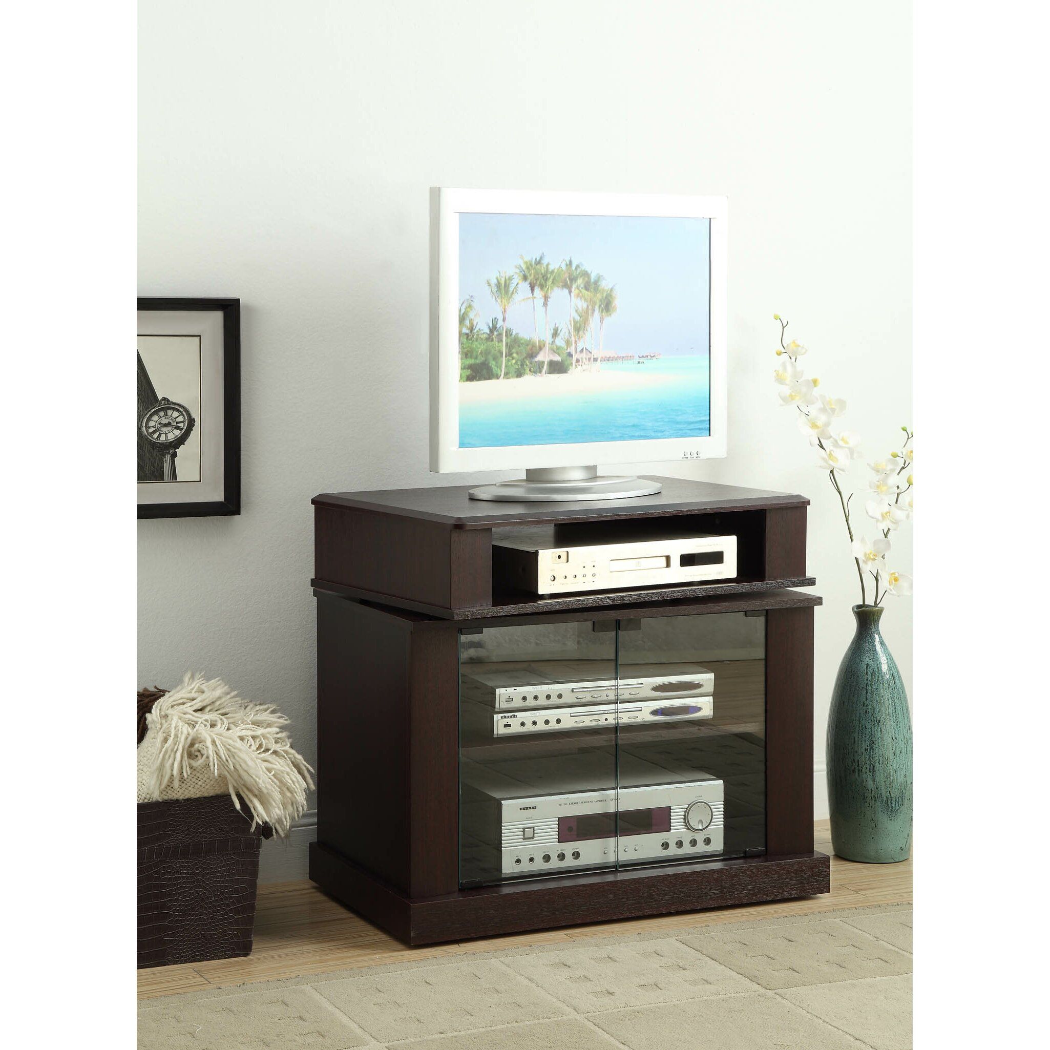 Home Loft Concepts Swivel Top Tv Stand & Reviews | Wayfair With Regard To Swivel Tv Stands With Mount (View 11 of 15)