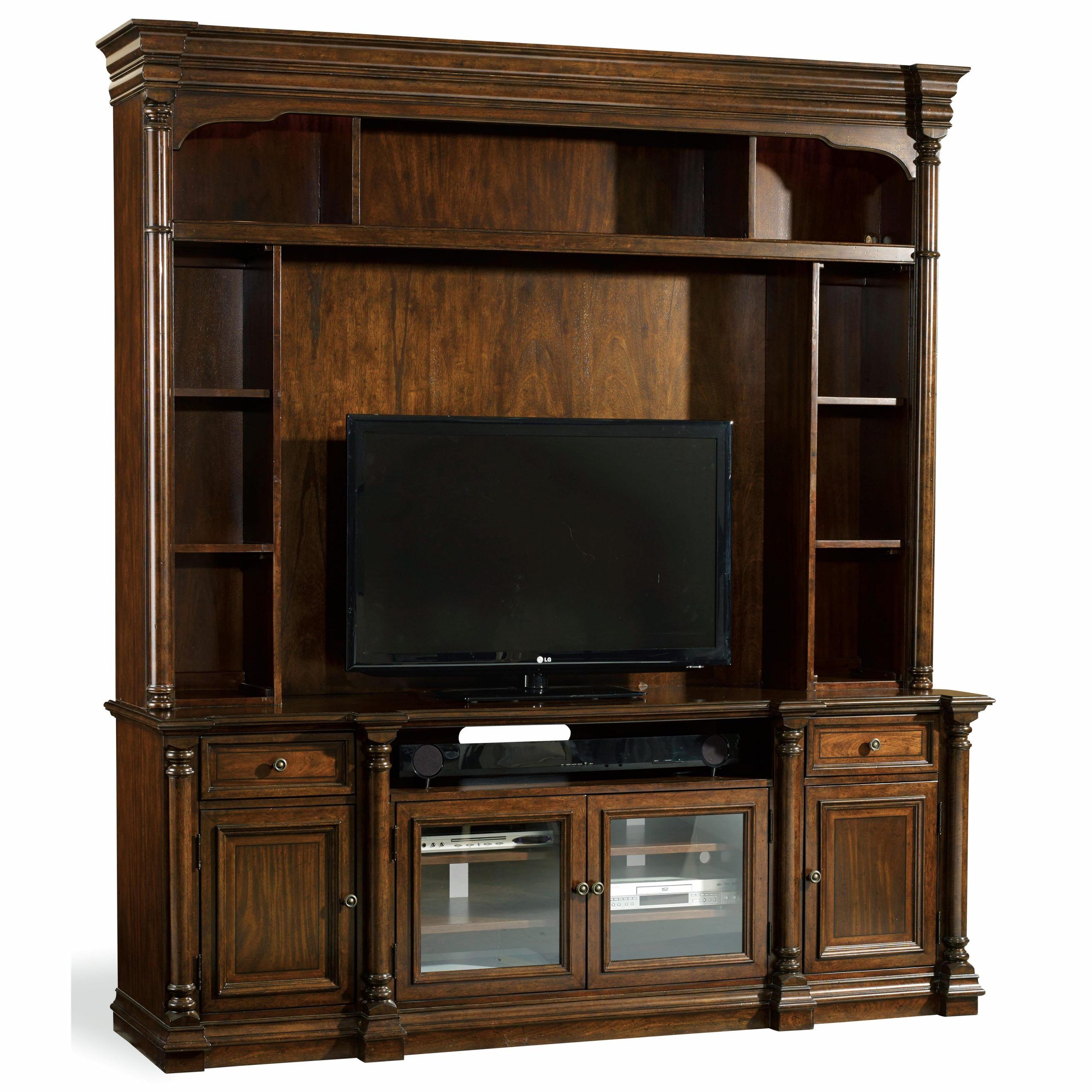 Hooker Furniture Leesburg 5381 55484 Entertainment Console Within Cream Color Tv Stands (View 11 of 15)