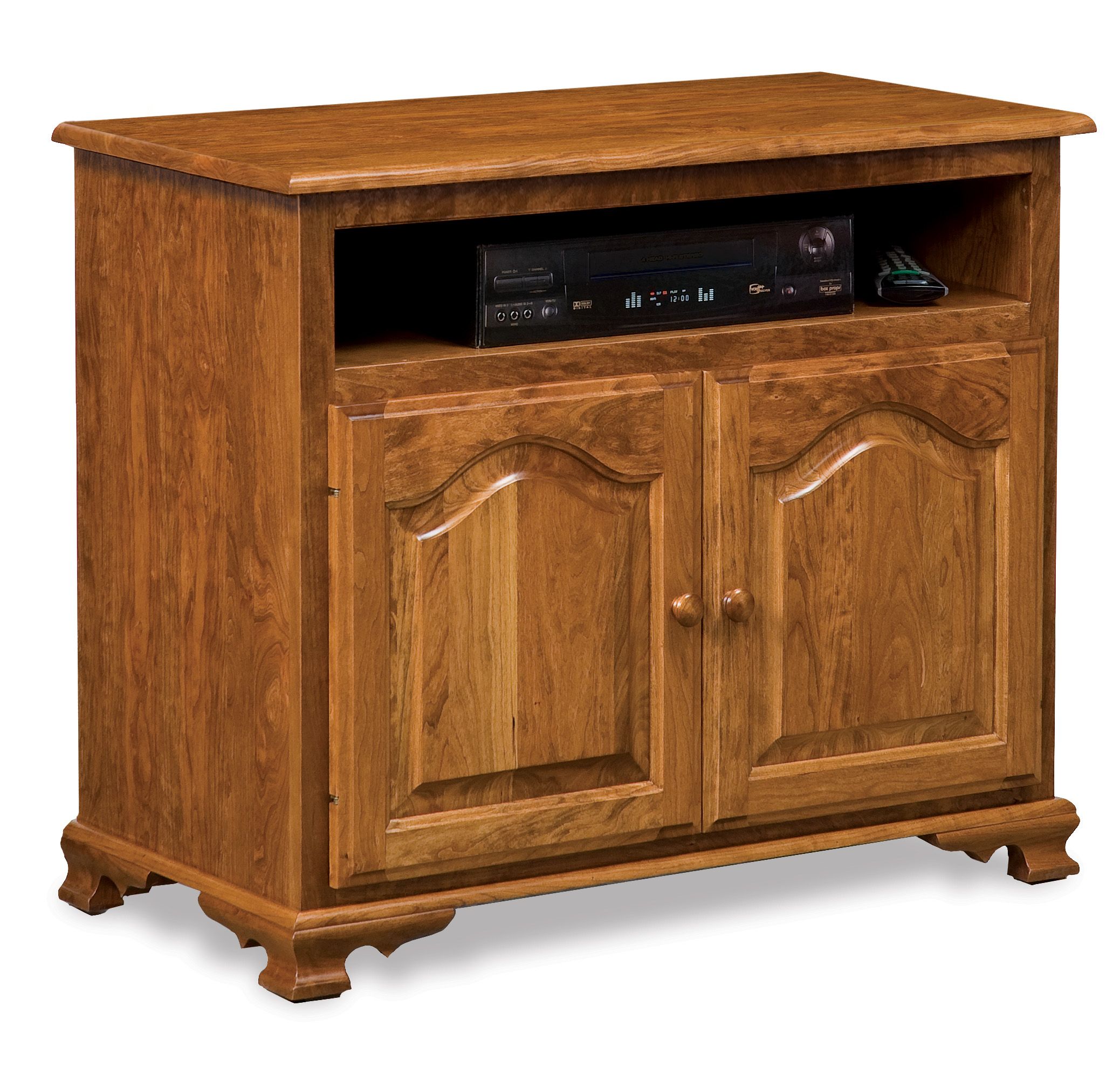 Hoosier Heritage Tv Stand | Amish Solid Wood Tv Stands Within Solid Oak Tv Stands (View 5 of 15)