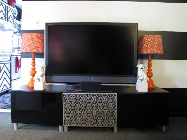 If It's Not Baroque: Tv Stand Makeover Intended For Yellow Tv Stands Ikea (View 3 of 15)