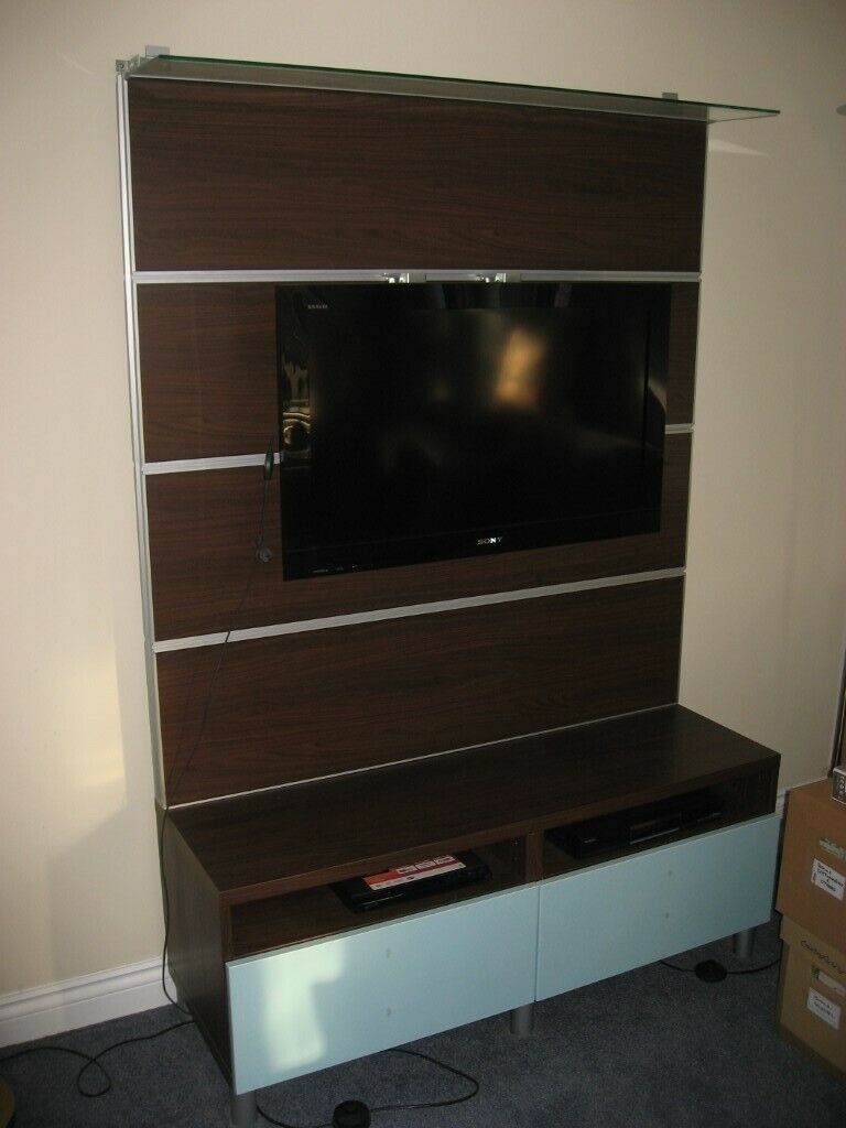 Ikea Besta/framsta Tv Wall Unit | In Seaton Delaval, Tyne With Regard To Corner Units For Tv Ikea (View 2 of 15)