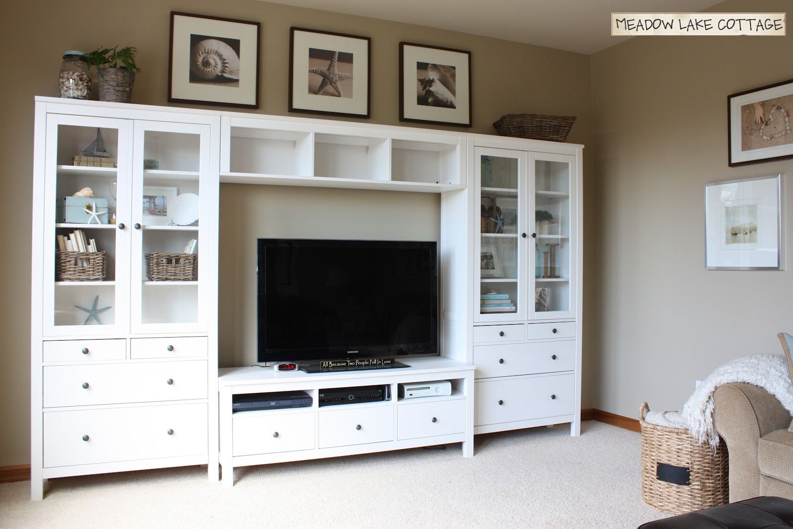 Ikea Tv Stand And Built In Wall Unit | Living Room With Ikea Built In Tv Cabinets (Photo 3 of 15)