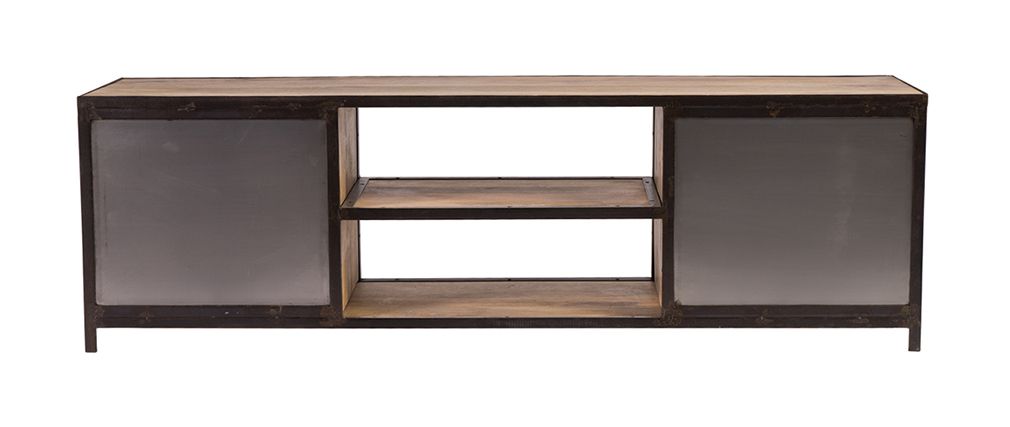 Industria Industrial Style Tv Stand 178cm – Miliboo For Industrial Style Tv Stands (View 12 of 15)