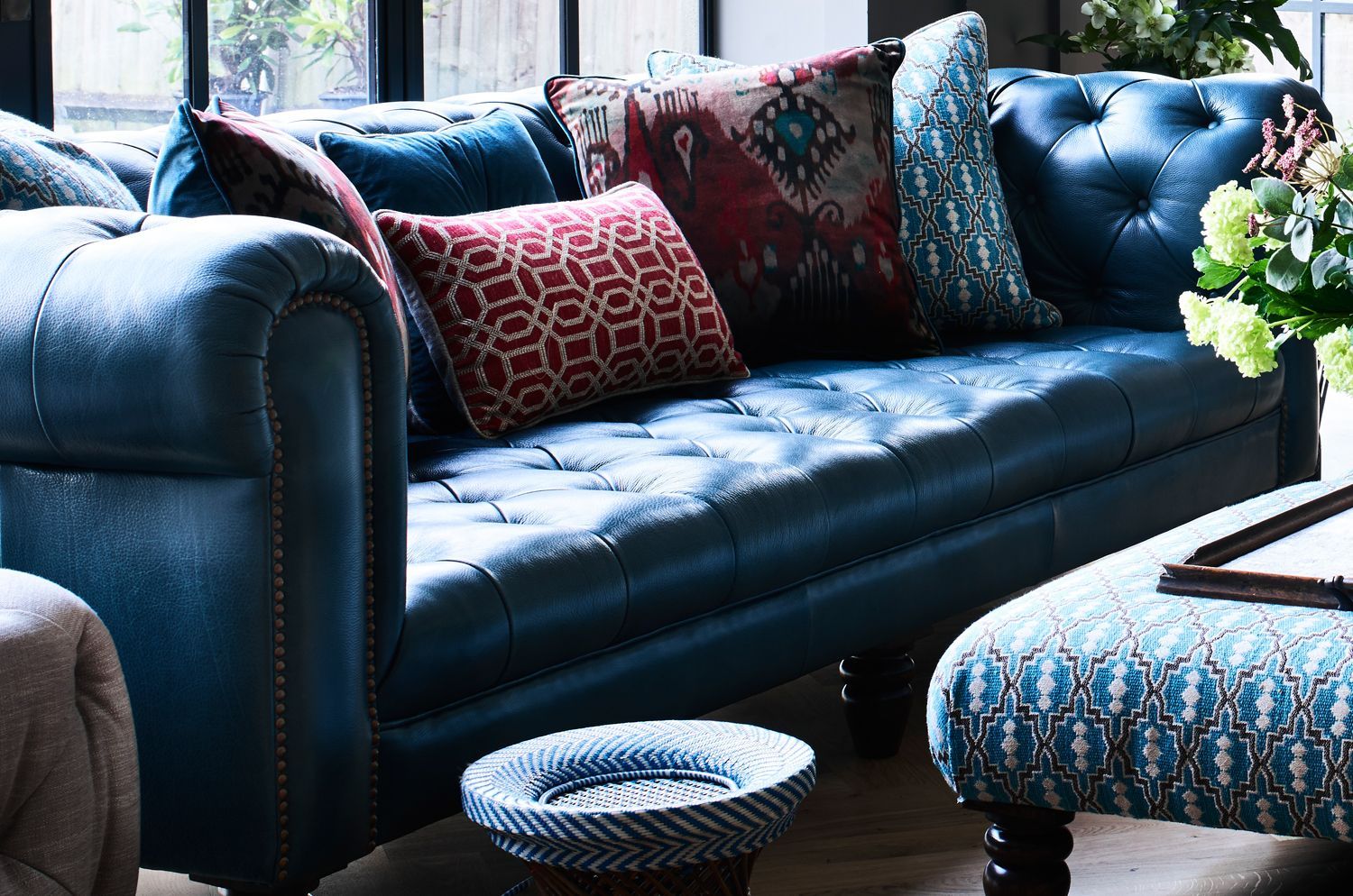 Ingrid Maxi Sofa – Alexander And James | Colonial House Throughout Scarlett Blue Sofas (View 7 of 15)