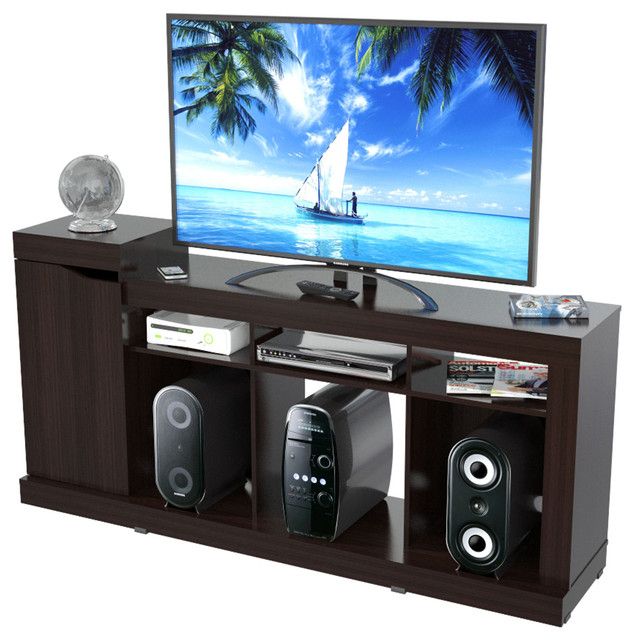 Inval Imported Modern Wooden 50 Inch Flat Panel Tv Stand In Contemporary Tv Stands For Flat Screens (View 2 of 15)