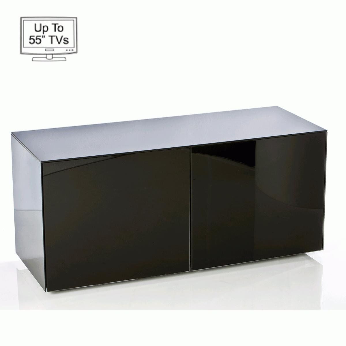Invictus Black High Gloss Tv Stand For Up To 55" Tvs For Tv Cabinets Black High Gloss (Photo 6 of 15)