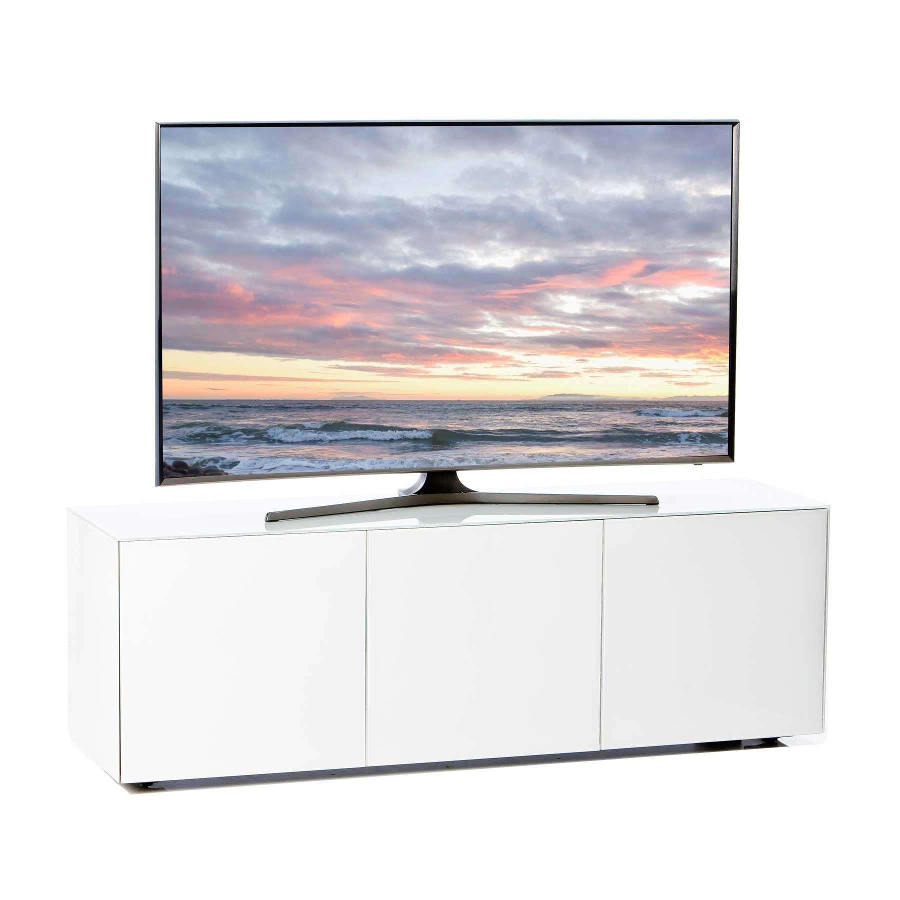 Invictus White Tv Stand For Up To 70" Tvs With Regard To Glass Tv Stands For Tvs Up To 70&quot; (View 11 of 15)