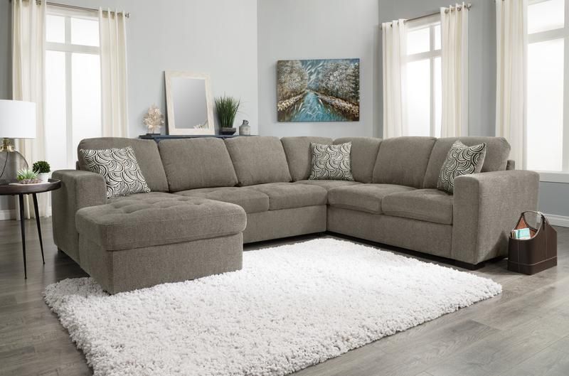 Izzy 3 Piece Chenille Left Facing Sleeper Sectional With Regard To Hugo Chenille Upholstered Storage Sectional Futon Sofas (View 11 of 15)
