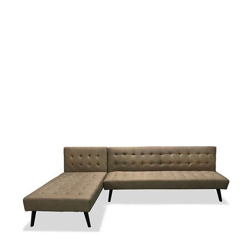 Jual Scarlett Sofa Bed 3s+chaise Brown – Icreate (View 4 of 15)