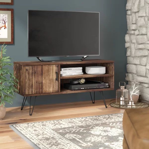 Juliette Solid Wood Tv Stand For Tvs Up To 55" | Tv Stand Intended For Wood Corner Storage Console Tv Stands For Tvs Up To 55&quot; White (View 7 of 15)
