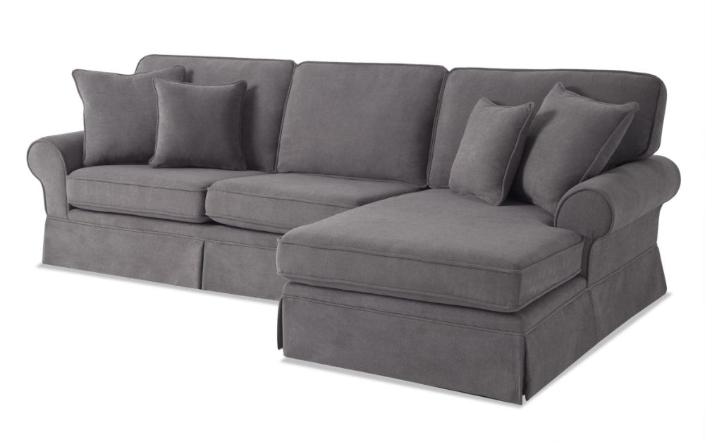Katie Charcoal 2 Piece Left Arm Facing Sectional With Regard To Katie Charcoal Sofas (View 3 of 15)