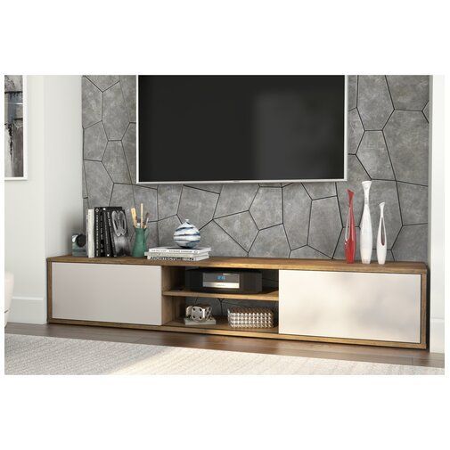 Keegan Tv Stand For Tvs Up To 78" | Tv Stand Rustic Intended For Ansel Tv Stands For Tvs Up To 78" (View 4 of 15)