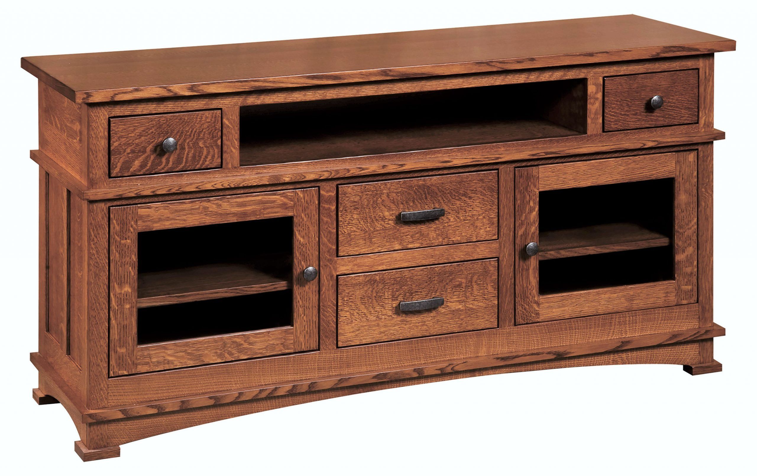 Kenwood Amish Solid Wood Tv Stand, Various Sizes | Kvadro Inside Oak Furniture Tv Stands (Photo 1 of 15)
