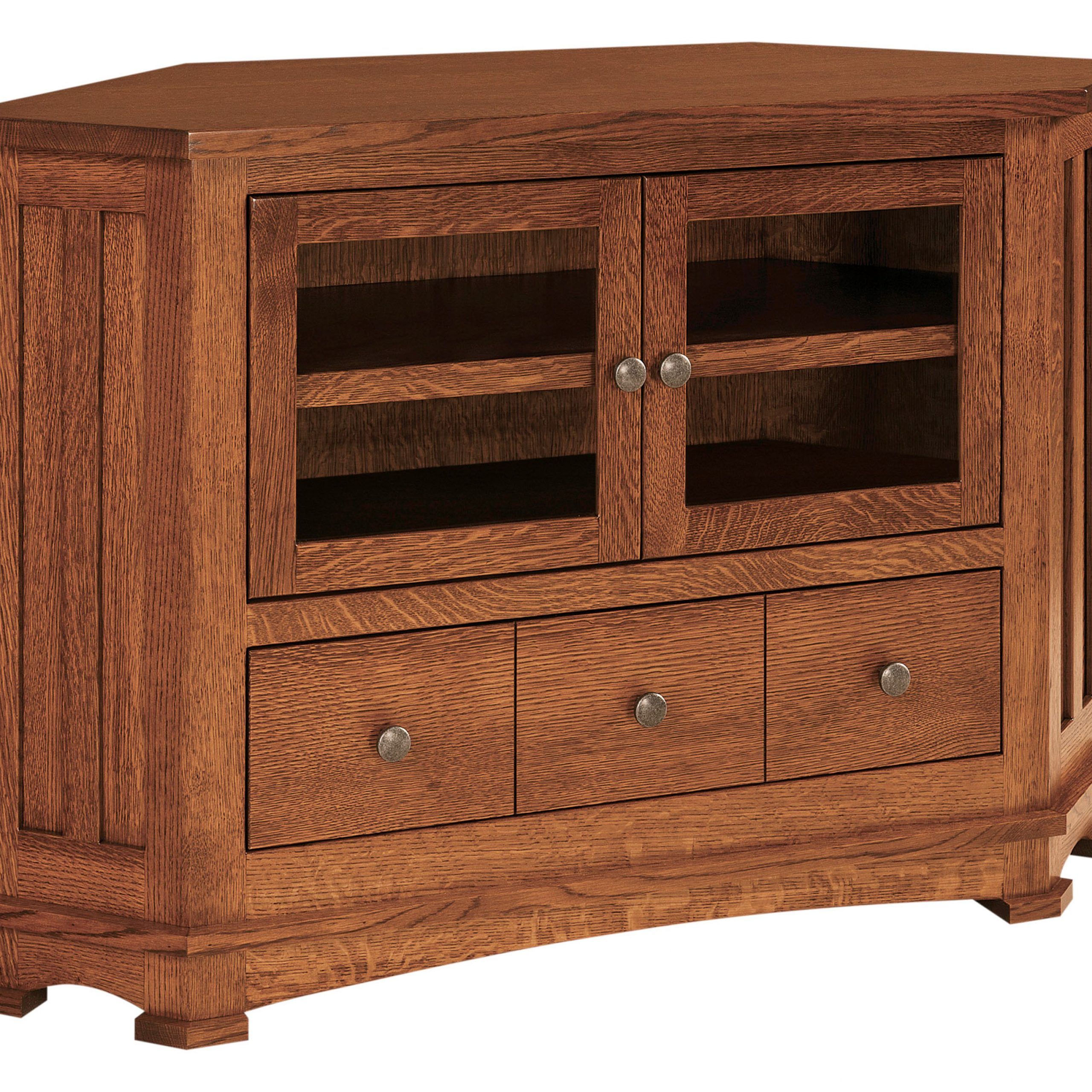 Kenwood Small Corner Tv Stand | Amish Kenwood Small Corner Pertaining To Small Tv Tables (Photo 15 of 15)