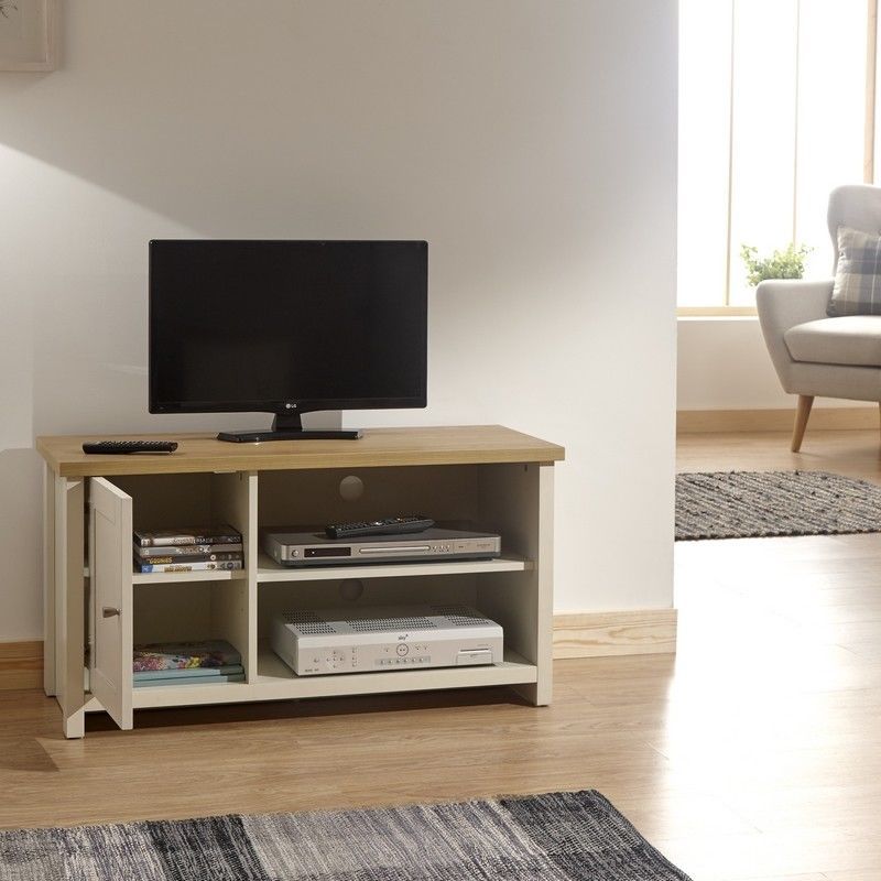 Lancaster Cream Small Tv Unit – One Stop Furniture Online In Lancaster Large Tv Stands (Photo 1 of 15)