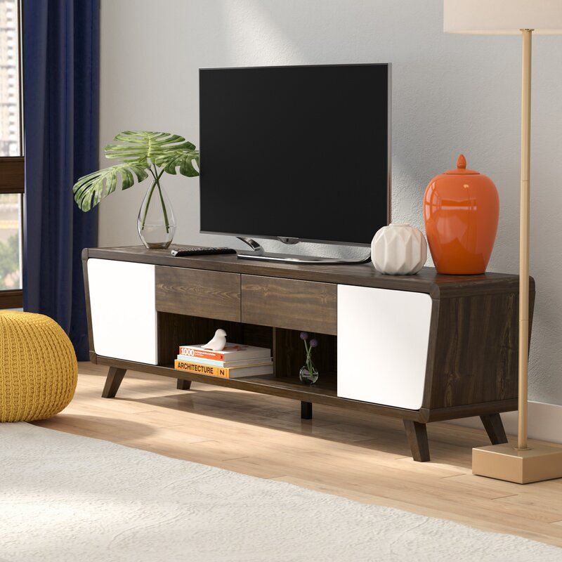 Langley Street Dormer Modern Tv Stand For Tvs Up To 70 Inside Contemporary Tv Stands (View 8 of 15)