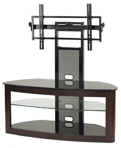 Lcd Tv Stand In Espresso With Mount For 40 – 65 Inch Lcd Pertaining To 65 Inch Tv Stands With Integrated Mount (View 3 of 15)