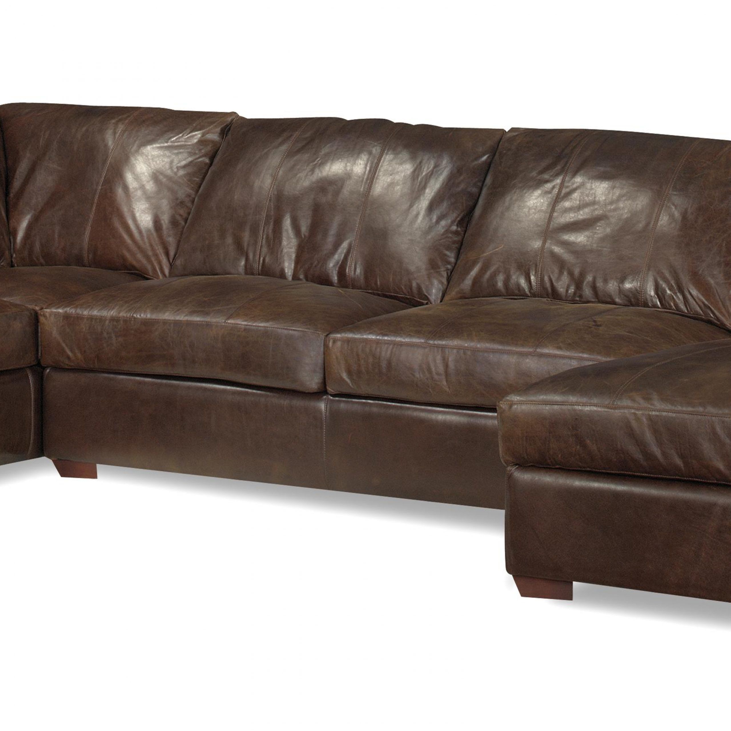 Leather Chaise Sectional Sofa Abbyson Tuscan Top Grain With 3pc Miles Leather Sectional Sofas With Chaise (View 7 of 15)