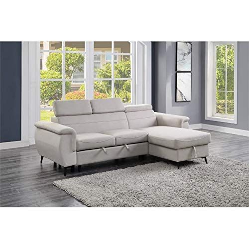 Lexicon Cadence Microfiber Reversible Sectional Sofa In With Regard To Harmon Roll Arm Sectional Sofas (Photo 11 of 15)