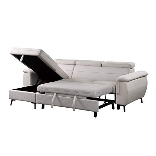 Lexicon Cadence Microfiber Reversible Sectional Sofa In Within Harmon Roll Arm Sectional Sofas (Photo 15 of 15)
