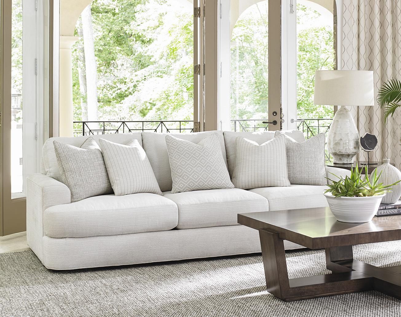Lexington Laurel Canyon Halandale Contemporary Sofa With Within Laurel Gray Sofas (View 15 of 15)