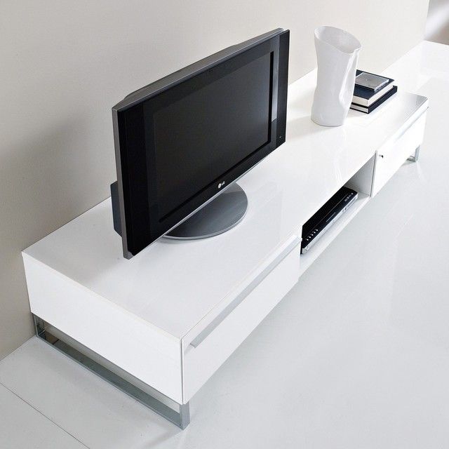 Life Cg180 White High Gloss Lacquer Tv Stand – Modern In Tv High Stands (Photo 11 of 15)