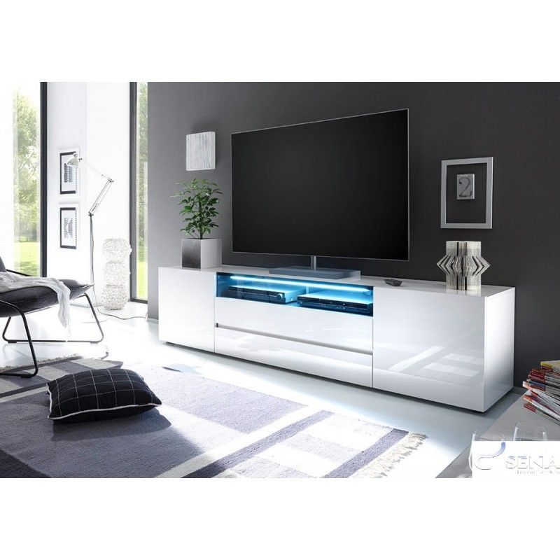 Lima Ii  Large High Gloss Lacquered Tv Unit – Tv Stands With Regard To Gloss Tv Stands (View 8 of 15)