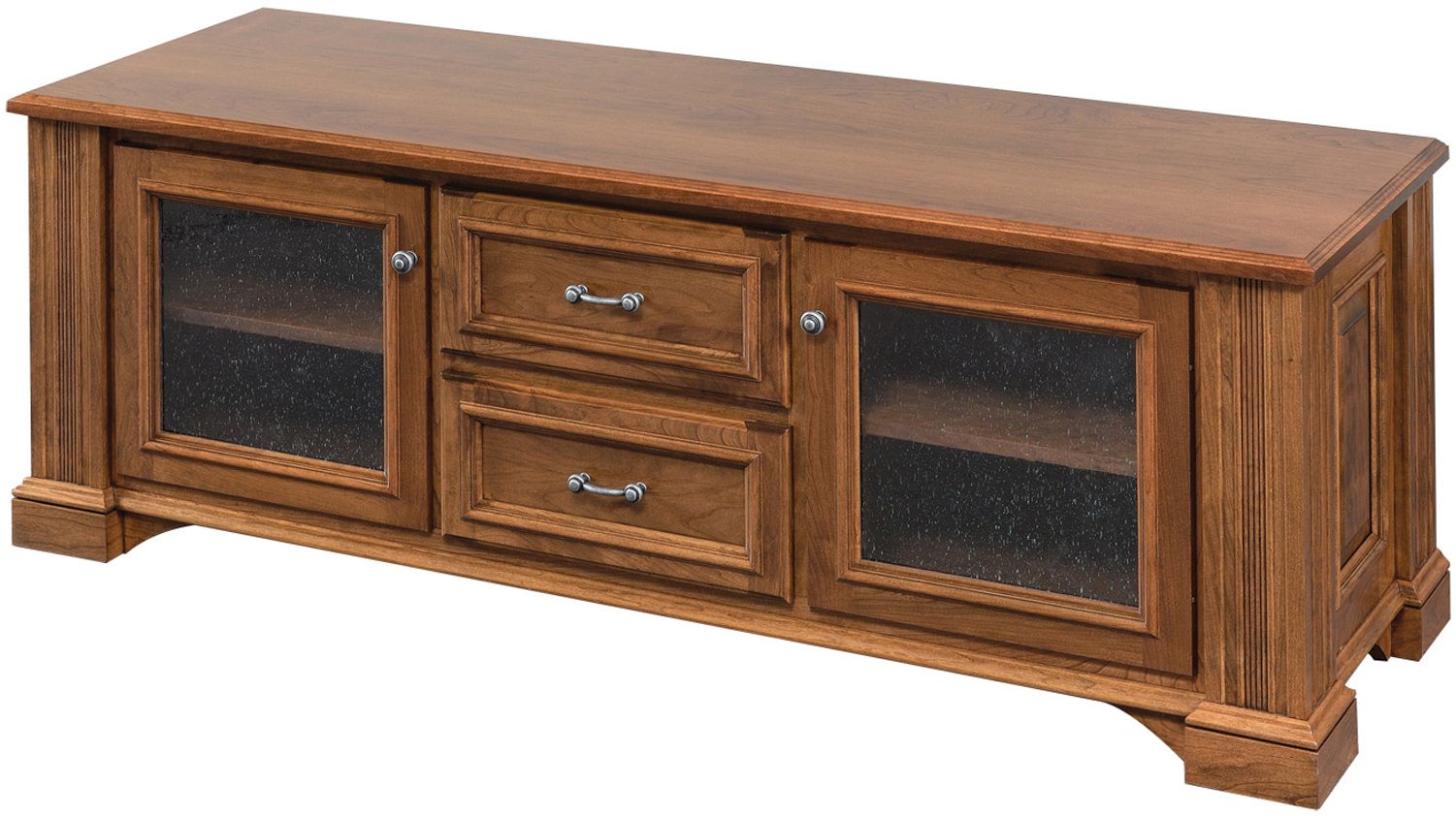 Lincoln Deluxe Plasma Tv Stand | Amish Solid Hardwood Tv Intended For Tv Stands With Back Panel (View 15 of 15)