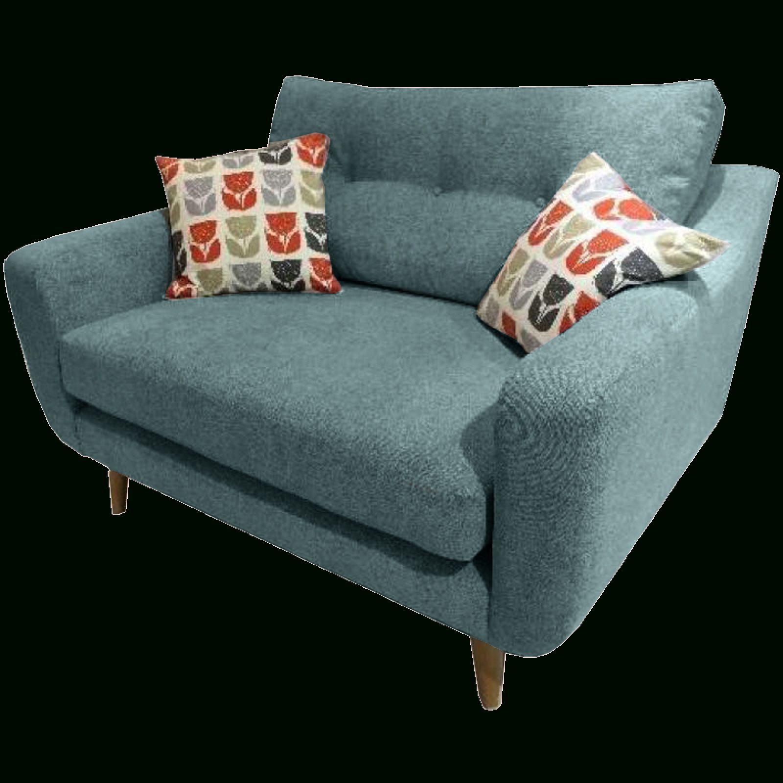 Lisbon Snuggler Sofa Chairwhitemeadow With 4pc French Seamed Sectional Sofas Oblong Mustard (View 5 of 15)