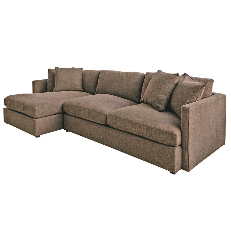 Living Room Sets: Sofa Sets With Couch And Loveseat Inside 2pc Maddox Right Arm Facing Sectional Sofas With Cuddler Brown (View 7 of 15)