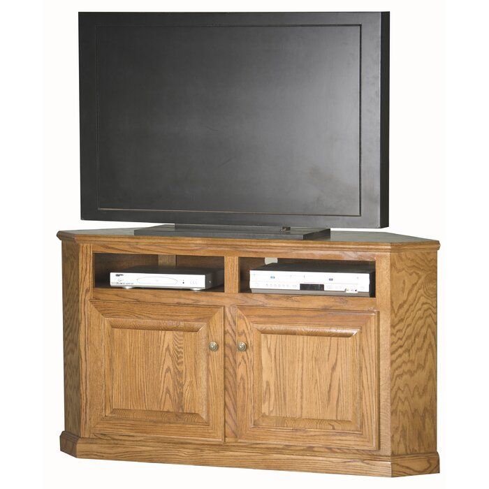 Loon Peak Lapierre Solid Wood Corner Unit Tv Stand For Tvs Throughout Yellow Tv Stands (Photo 3 of 15)