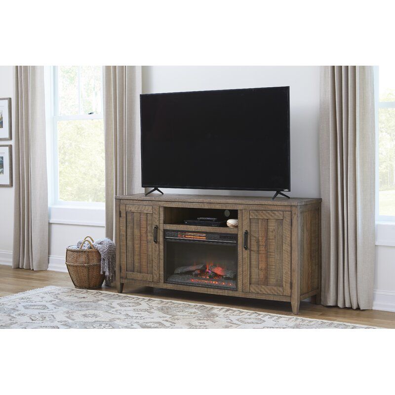Loon Peak® Tuten Tv Stand For Tvs Up To 70" With Fireplace Regarding Hetton Tv Stands For Tvs Up To 70" With Fireplace Included (View 15 of 15)