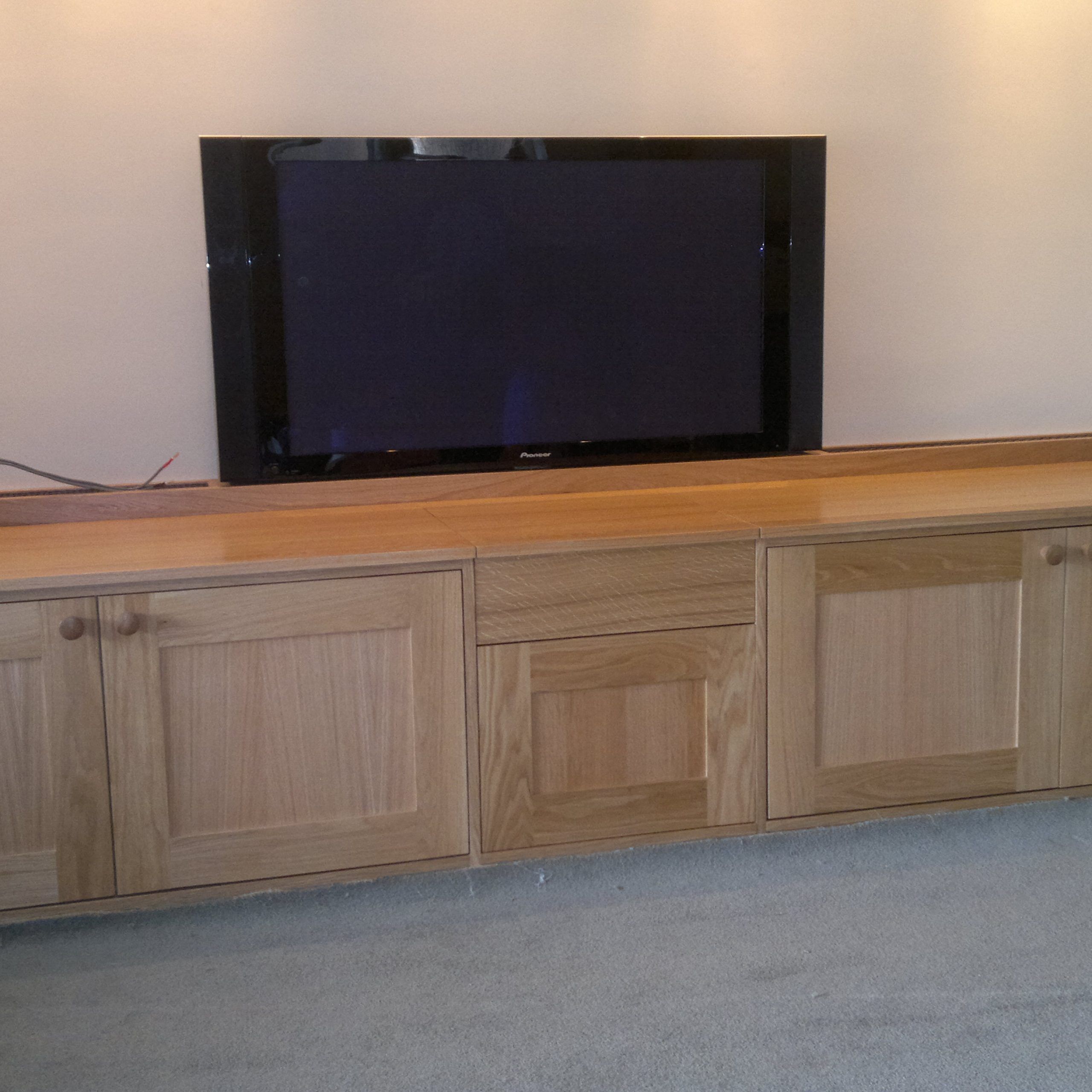 Low Level Tv Cabinet – Tdk Joinery Bespoke Tv/lcd Stands Inside Long Low Tv Cabinets (Photo 10 of 15)