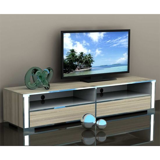 Lucent Canadian Oak Plasma Tv Stand, 56300 – Buy Modern With Modern Plasma Tv Stands (View 3 of 15)