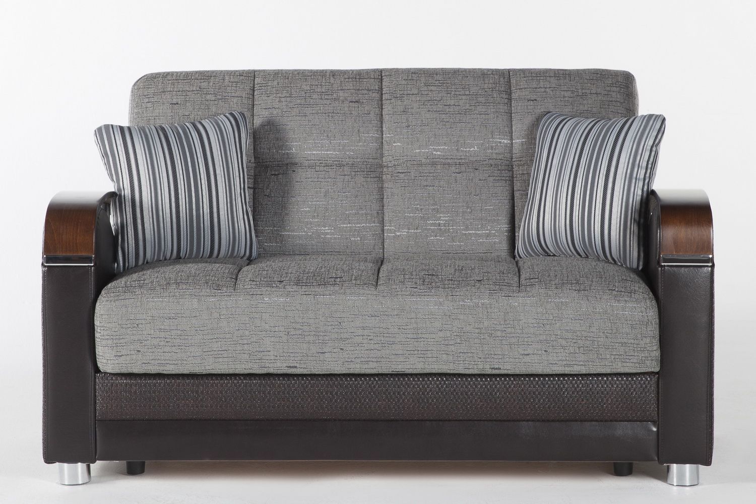 Luna Loveseat Sleeper In Fulya Graytov | Love Seat Throughout Luna Leather Sectional Sofas (View 15 of 15)