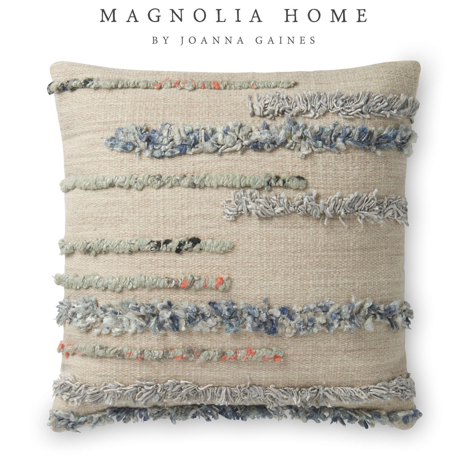Magnolia Home Harper Pillow | Pier 1 Imports | Magnolia Intended For Magnolia Sectional Sofas With Pillows (View 1 of 15)