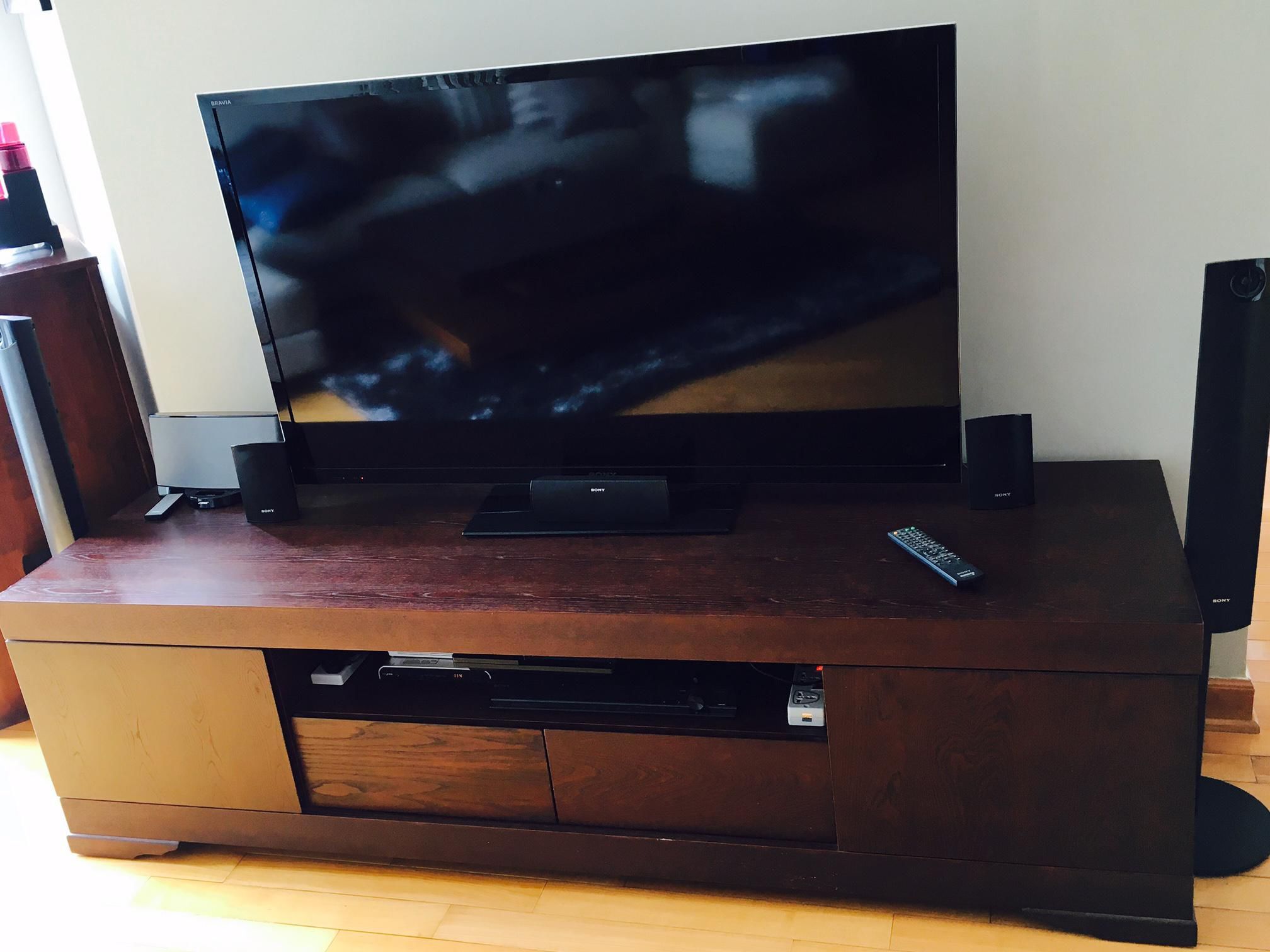Mahogany Tv Console/ Cabinet | Secondhand (View 10 of 15)